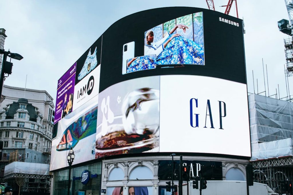 Affichage extérieur de GAP sur écran Samsung