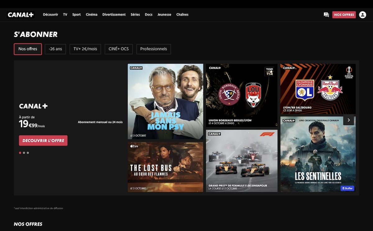 Blocage des sites de streaming sportif illégal en France : Canal+ et la lutte contre l&rsquo;IPTV illégale