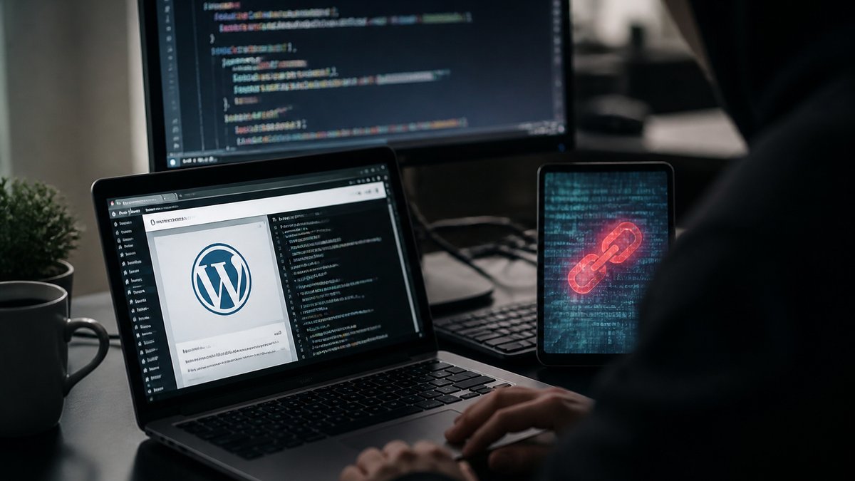 Comment un lien piégé peut-il forcer WordPress à installer un thème puis exécuter du code malveillant ?