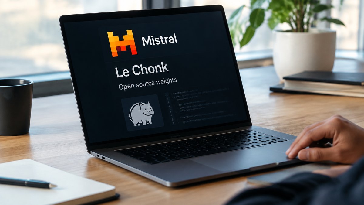 Pourquoi Mistral rend les poids de son LLM Le Chonk disponibles en open source ?