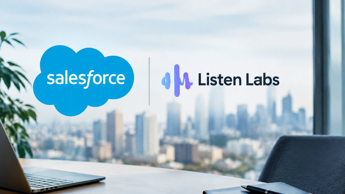 Pourquoi Salesforce acquiert Listen Labs pour révolutionner la recherche client AI ?