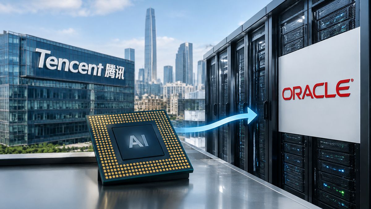 Pourquoi Tencent loue-t-il 100 000 puces d&rsquo;IA en Asie via Oracle ?