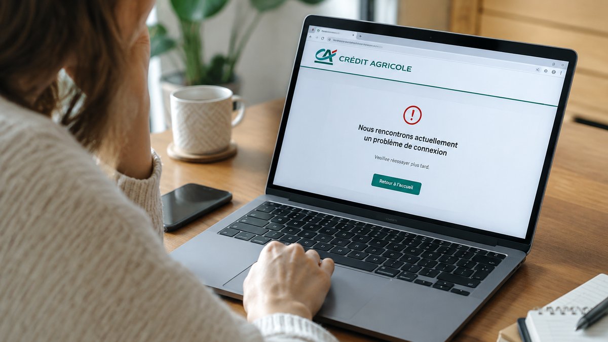 Problèmes de connexion à la banque Crédit Agricole